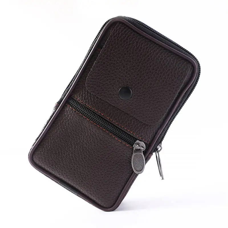  Vintage Men Pure color Leather Handbag Messenger Bags Coin Bag men's wallet clutch portfel cuzdan billetera carteira 40MA1909