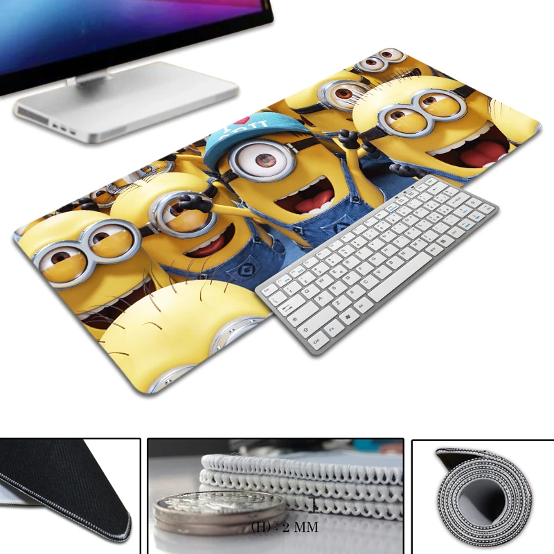 MaiYaCa Despicable Me Mouse pads 800x300x2mm pad to Mouse Notbook Computer Mousepad Cheapest