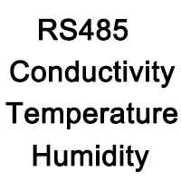 IP68 RS485 4-20MA влажности почвы Сенсор температуры и влажности детектор влажности кондуктометрический передатчик Сенсор - Цвет: RS485 3IN1 C H T