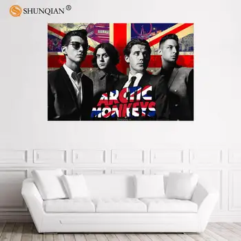 

Nice Arctic Monkeys Poster Custom Satin Poster Print Cloth Fabric Wall Poster Print Silk Fabric Print Poster 18-1-30