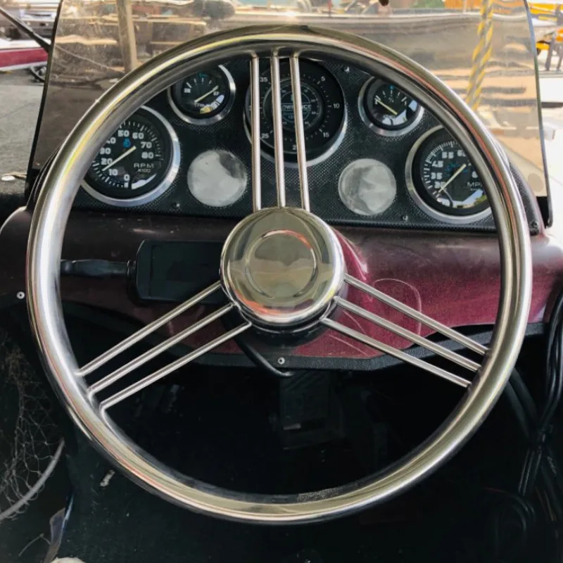 

316 Stainless Steel Steering Wheel 13-1/2'' 343mm marine hardware steering wheels for boat accessories marine