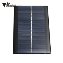 AMZDEAL мини 6 в 1 Вт Солнечная силовая панель DIY Солнечная система модуль домашний для батареи сотового телефона зарядные устройства портативная солнечная панель