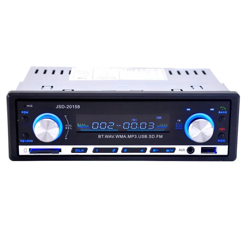 Audio Stereo Car Single Digital high quality FM stereo radio DIN SD MP3