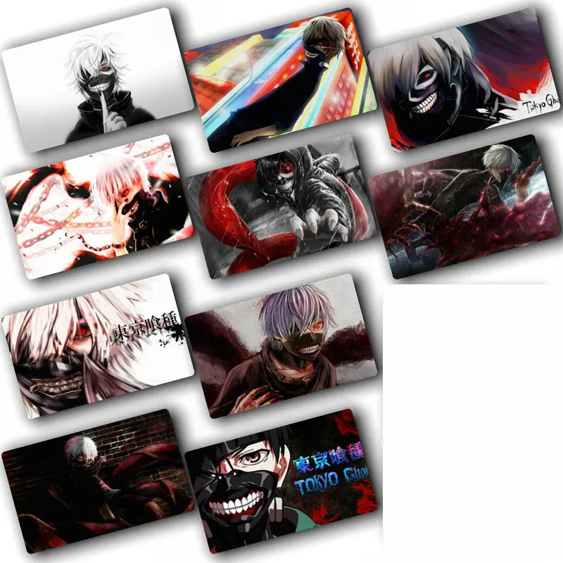 

Tokyo Ghoul Anime Card Sticker Pack DIY Decoration Bus ID Waterproof Card Kids Sticker toys for children 100 pcs