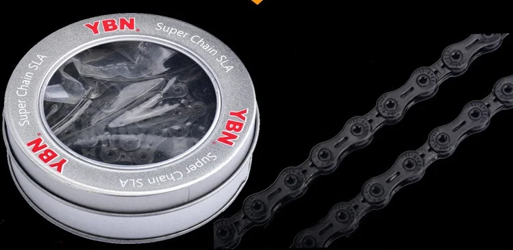 

2017 NEW ORIGINAL YBN 10 SPEED DIAMOND BLACK MTB MOUNTAIN ROAD RACING BIKE CHAIN SLA-101-TIB