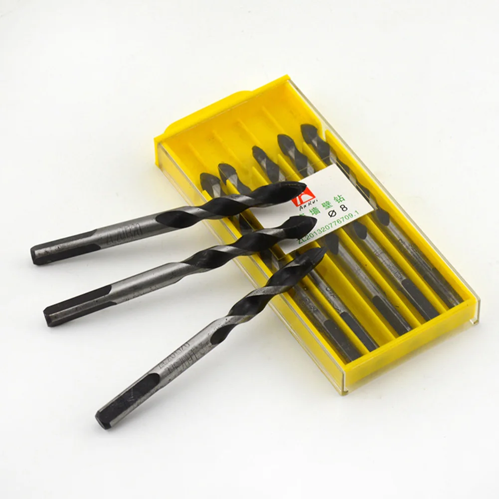 5PCS Drywall Tungsten Carbide Drill Bit Extractor Set for Wood Ceramic
