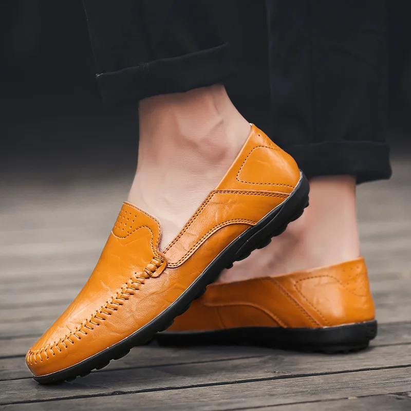 NORTHMARCH Mens Shoes Casual Luxury Shoes Men Loafers Slip On Breathable Boat Shoes Moccasins Men Chaussure Homme Cuir