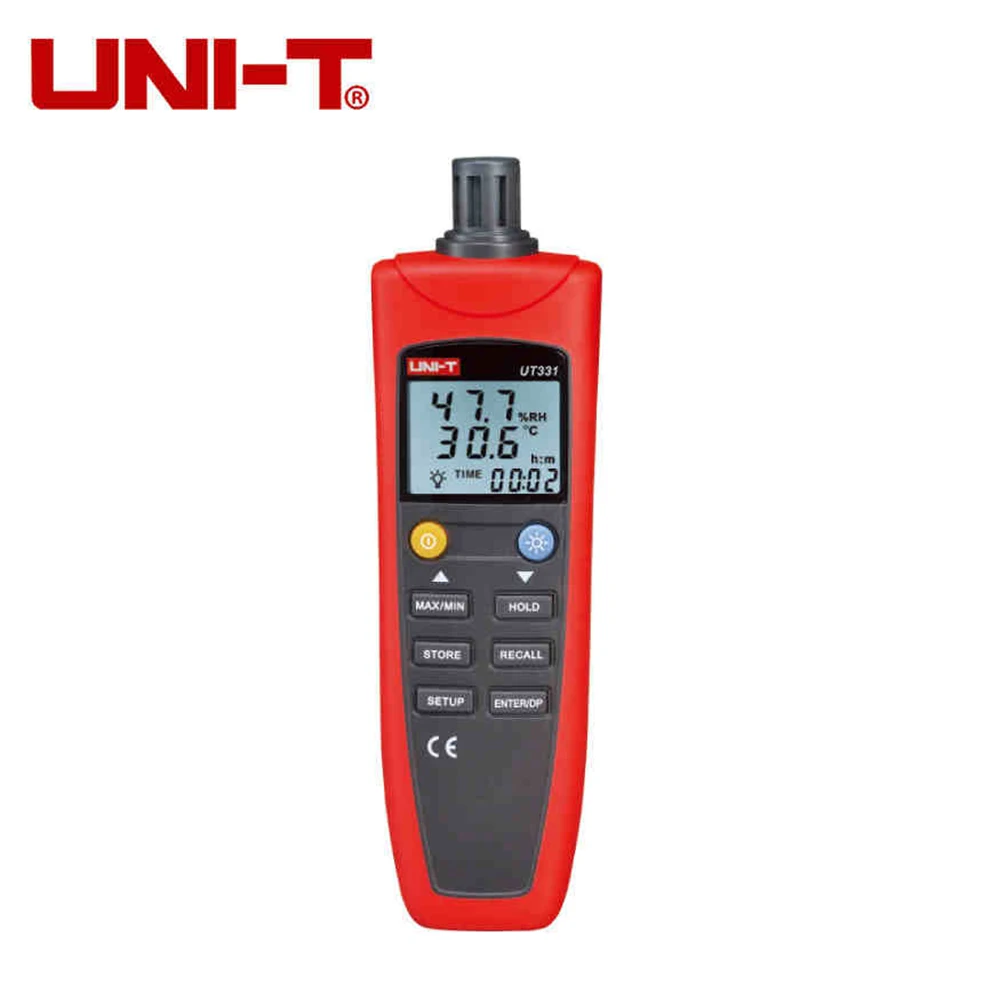 

UNI-T UT331 Digital Thermo-hygrometer Thermometer Temperature Humidity Moisture Meter Tester w/LCD Backlight & USB