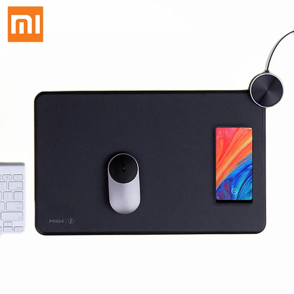 Xiaomi Miiiw Смарт коврик для мыши Qi Беспроводная зарядка Беспроводное зарядное