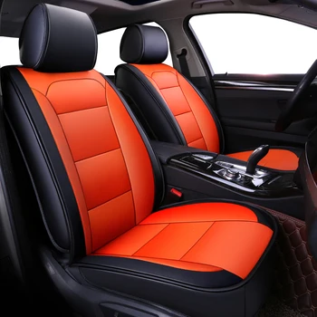 

KOKOLOLEE leather car seat cover for Fiat All Models Ottimo 500 Panda Punto Linea Sedici Viaggio Bravo Freemont car accessories