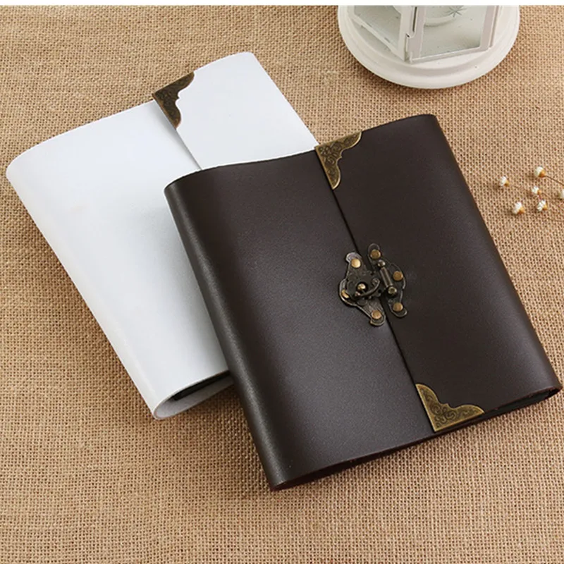 

DIY wedding photo album Children Family Memory Record Scrapbooking Album handmade sticky type PU Leather photo album