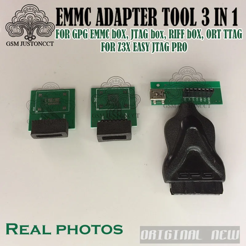 2018 Оригинальный Новый адаптер GPG 3 в 1 для EMMC Tool Z3X легкий Jtag Pro emmc box jtag riff ort box|Детали