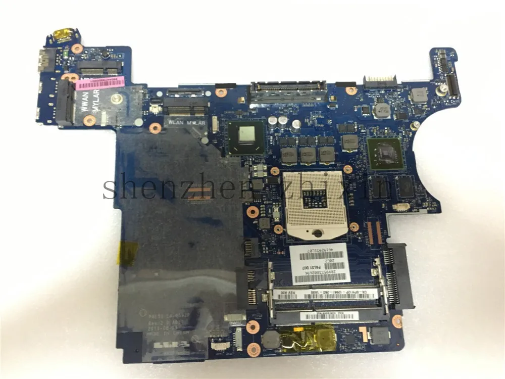 Для dell E6420 материнская плата для ноутбука QM67 PGA989 REV: 2 0 CN 0H2YDF PAL51 LA 6592P с графическим