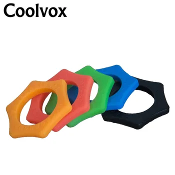 

Wired Or Wireless Microphone Anti Slip Holder Ring Six Angle Shape Ring For Stage Interview Microphone Protection 35mm 2pcs