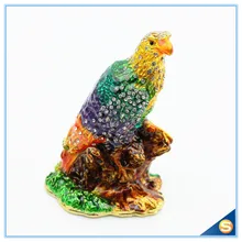 Free Shipping Enamel handmade Eagle Jeweled Trinket Boxes Wholesales