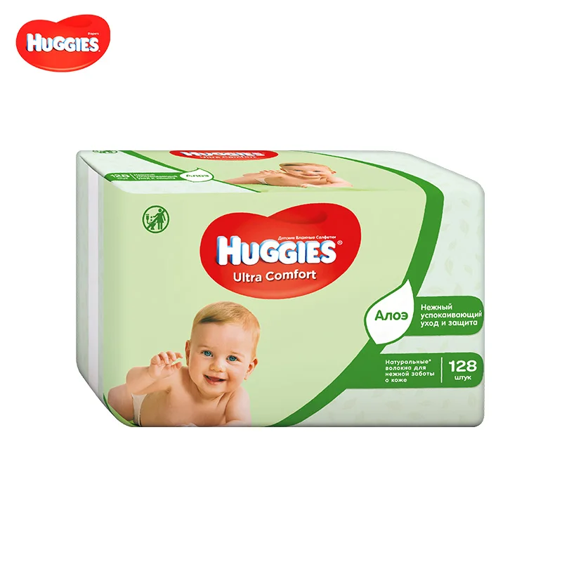 

Влажные салфетки для детей Huggies Ultra Comfort 128 шт