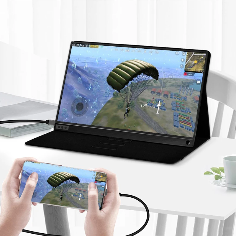 

15.6 inch 1920x1080p ips screen usb port type c monitor portable screen gaming monitor