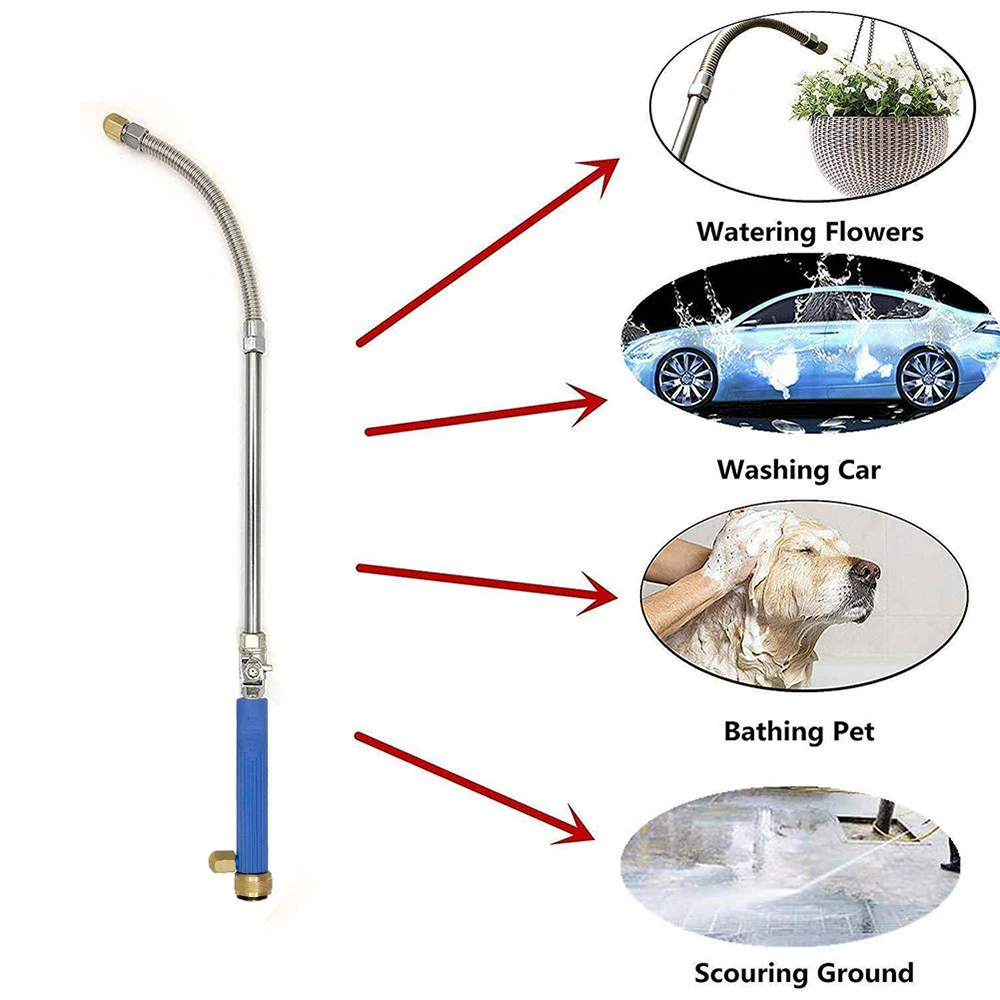 Автомобильный водяной пистолет высокого давления струя садовая мойка шланг палочка сопло распылитель Полив Спрей спринклер инструмент для очистки