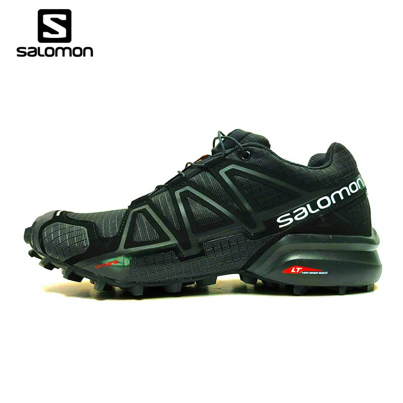 

New Salomon Speed Cross 4 CS Cross-country Shoes Speed Cross 4 Mens SHOES Jogging Shoes Strong grip Men Running Shoes SIZE 40-46