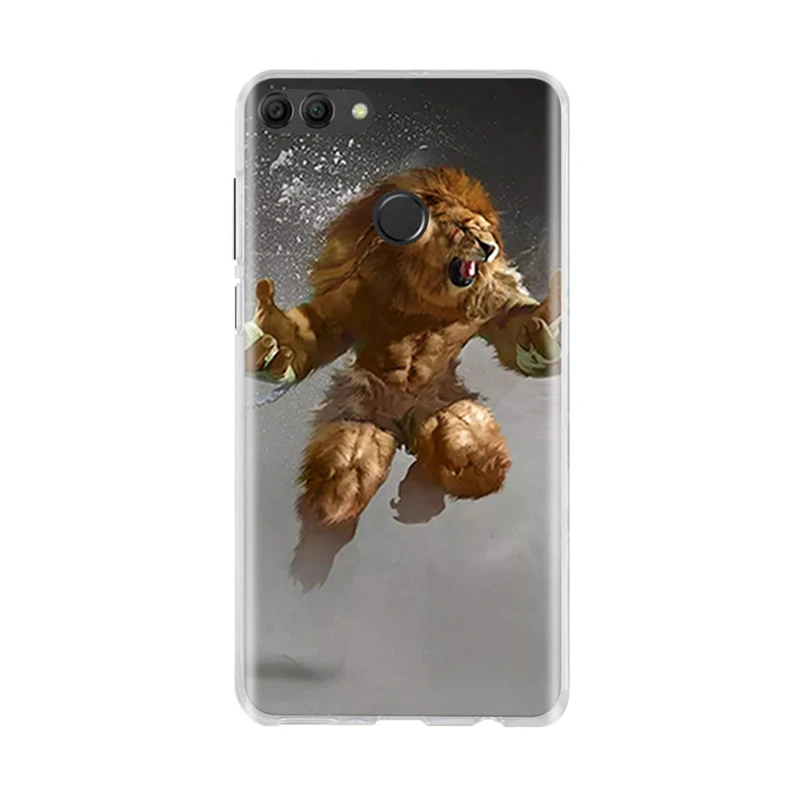 Для huawei Y9 чехол окрашенный защитный силиконовый 3D чехол с котом для huawei Enjoy 8 Plus чехол для huawei Y 9 Y9 чехол для телефона s
