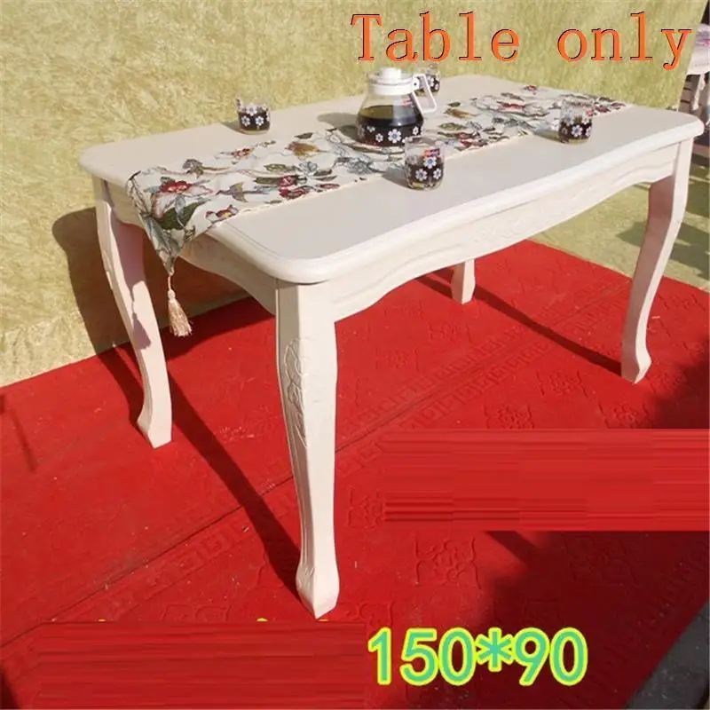 Yemek Masasi Eettafel набор Comedores Mueble Juego Tavolo Da Pranzo Dinning деревянный обеденный стол - Цвет: MODEL H