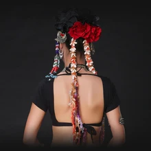 ATS племенные аксессуары для танца живота женские головные уборы для танца ободки для танца живота Цыганский танец раковины головной убор