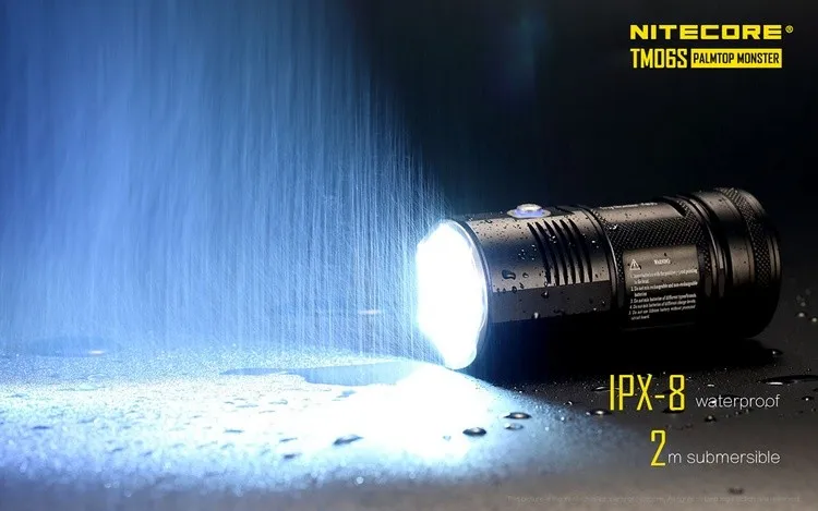 Tocha + 4*3500mah Nitecore Lanterna Cree Xm-l2 u3 4000 Lúmen Alta Potência Baterias Tm06s Led 13 High Quality Luzes e Iluminação