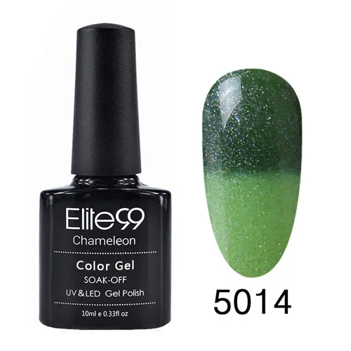Elite99 изменение температуры УФ Гель-лак для ногтей маникюр термо-гель лак для ногтей изменение настроения цвет Гибридный лак - Цвет: 5014