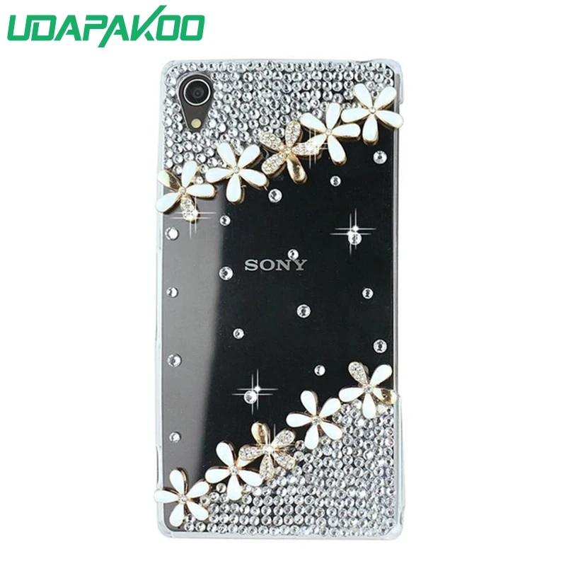 Роскошный чехол со стразами для телефона Sony Xperia 10 PLUS 1 X Compact Mini/Z3 Mini/Z2/E4/M4 Aqua/Z2/Z2a/E3 |