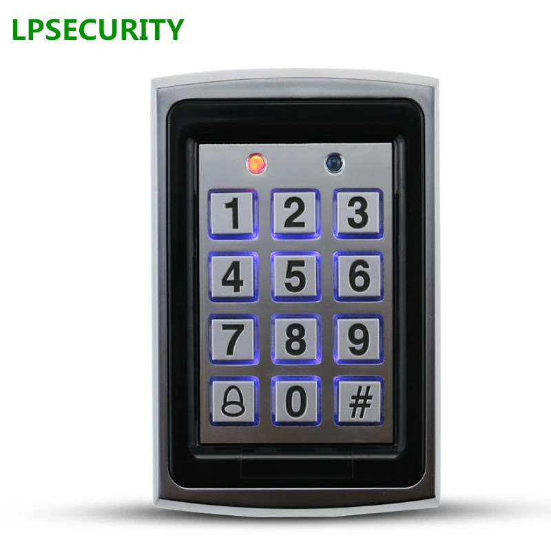 LPSECURITY EM-ID кГц 125 металлический корпус ворот замок RFID считыватель клавиатура доступа с подсветкой