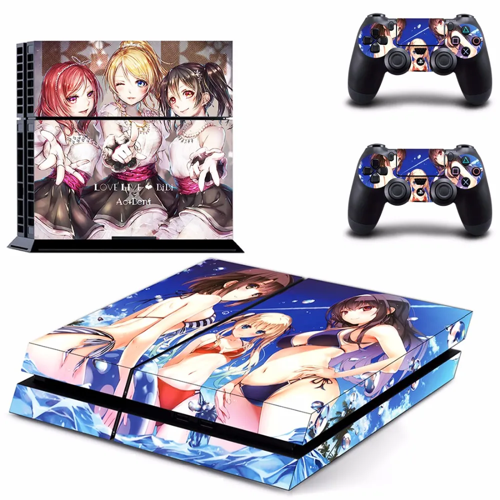 Anime Lovelive Ps4 Designer Skin Game Console System Plus 2 Controller Decal Vinyl Protective Covers Stickers Sticker Design Stickers Coverstickers Stickers Aliexpress Anime Lovelive Ps4 Designer Skin Game Console System Plus 2 Controller Decal Vinyl Protective Covers Stickers Sticker Design Stickers Coverstickers Stickers Aliexpress