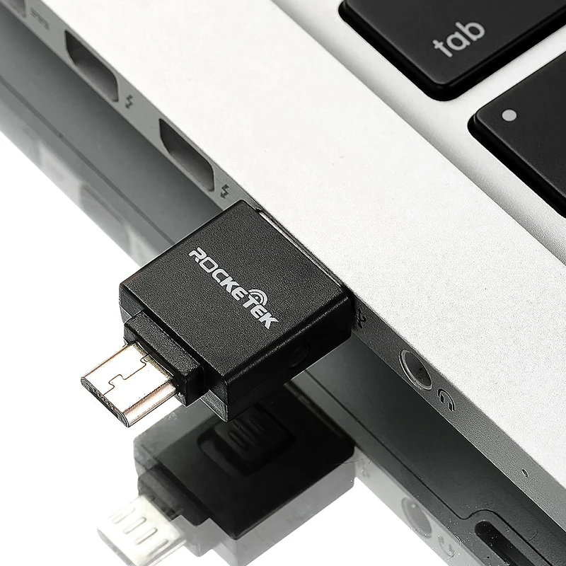 Rocketek high quality micro usb 2.0 multi memory otg phone card reader adapter for TF micro SD pc computer laptop accessories.
