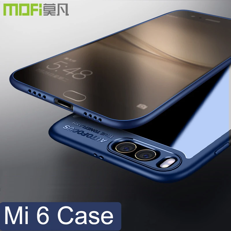

xiaomi mi 6 case soft cover Mofi original full cover xiaomi mi6 conque cover sds fundas xiaomi mi6 case