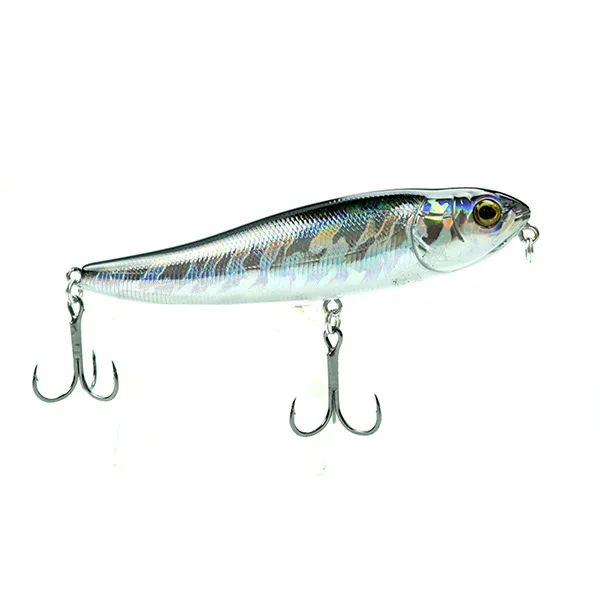 B Приманка для рыбалки карандаш stickbaits bait 95mm15g isca искусственная для рыбалки кривошипная жесткая приманка верхний поверхностный карандаш 3D eyeCarp - Цвет: B
