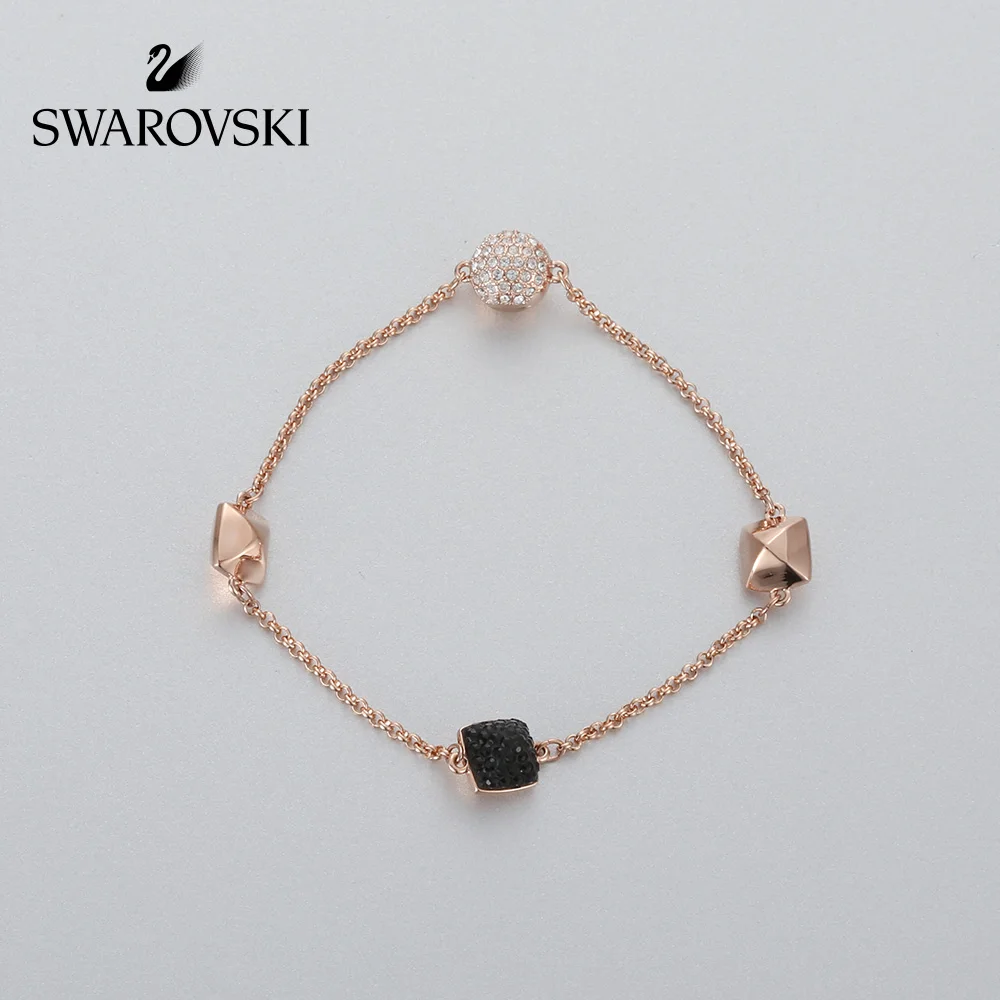 

Original Genuine Swarovski SWA REMIX COLLECTION Rock demeanor invisible magnetic buckle bracelet bracelet for women 5373213