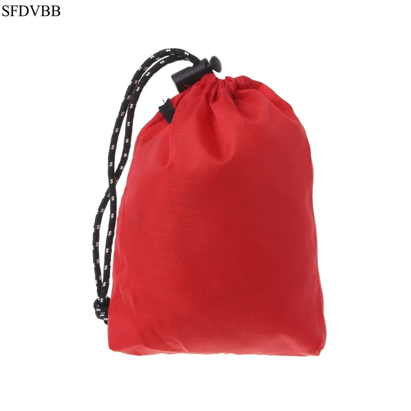 SFDVBB Waterproof Nylon Drawstring Storage Bag Outdoor Shopping Travel Sport Bags