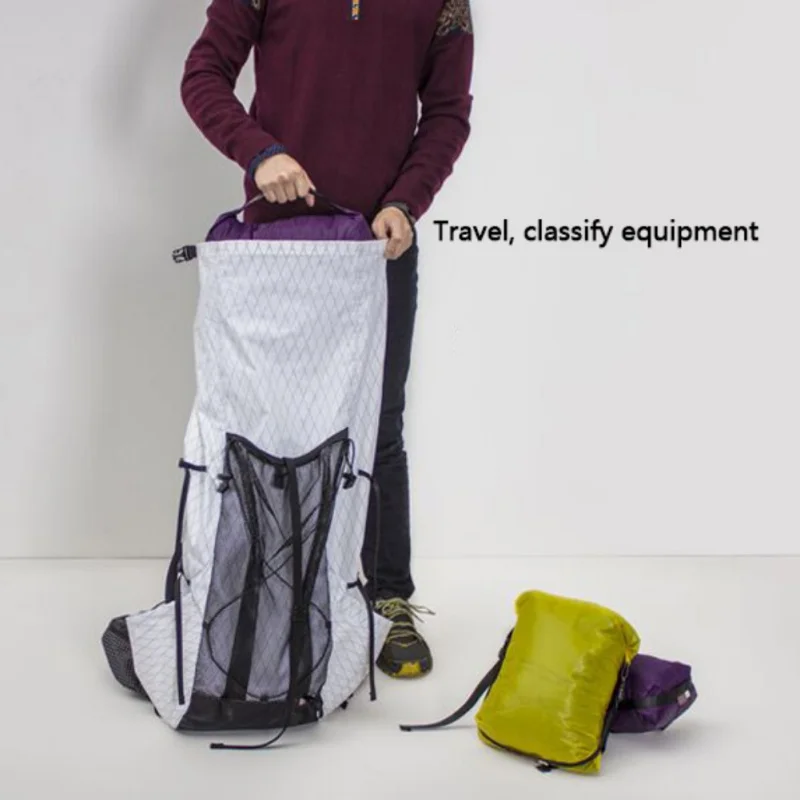 Водонепроницаемая упаковка для одежды, спрессованная спасательная посылка для кемпинга, легкая нейлоновая посылка для путешествий, 3 размера