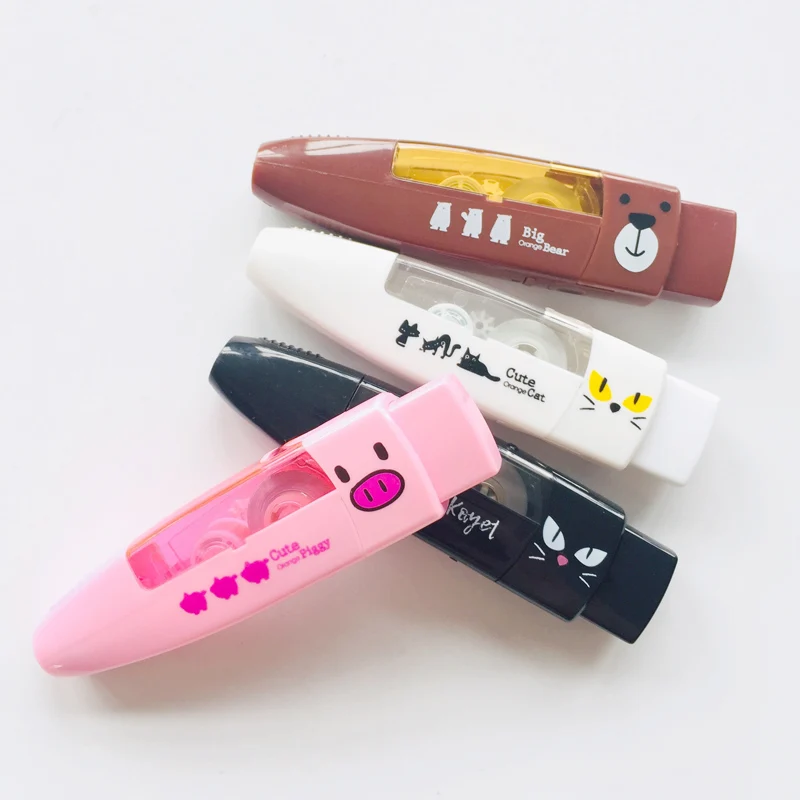 

Kawaii Cute Piggy Cat Bear Correction Tape School Office Supply Kids Student Stationery Corrective Eraser