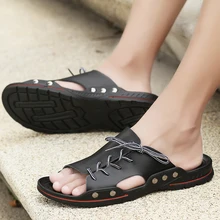 Bomlight смешанные цвета мужские сандалии обувь мужские сандалии с перекрестными ремешками мужские пляжные обувь, Тапочки с открытым носком из искусственной кожи сандалии на заклепках Большие размеры