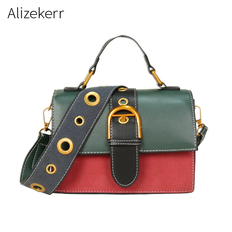 

New Fashion Korean Messenger Bag Women's Shoulder Bag Designer Panelled Small Flap Sac A Main Bolsas Feminina Tote Women Bags