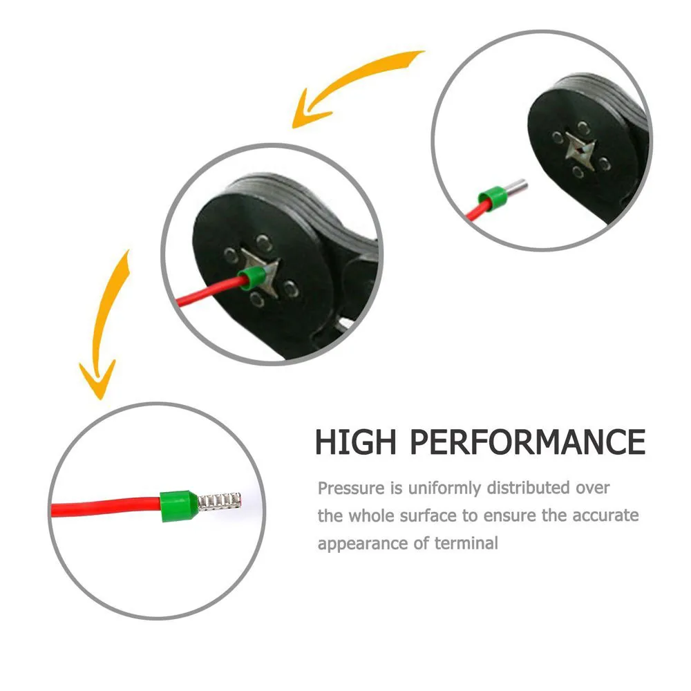 Контактный обжимной инструмент для обжима стали обжимные плоскогубцы 0,25-6 мм рукав-тип Терминал щипцы