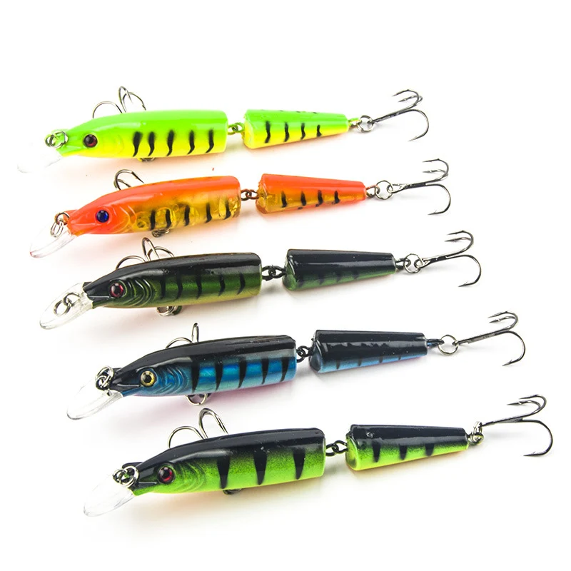 

1Pcs 105mm 10g Fishing Lure Hooks Baits Assorted Hard Fake Fish Bait Minnow Aritificial Wobblers Crankbait Pike Lures Swimbait