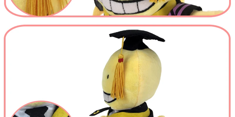 Cute Octopus Korosensei Koro Sensei Teacher Plush Stuffed Toys Cartoon Animals Dolls Graduate Kids Gifts Assassination Classroom10