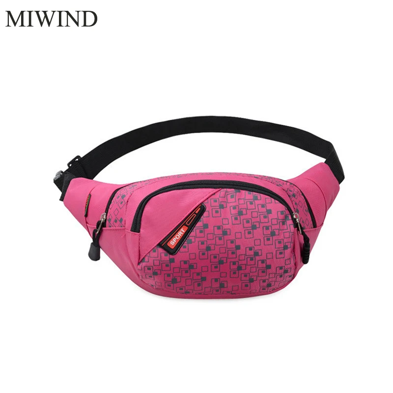 Free Shipping Waterproof Waist Pack For Men Women Casual Functional Fanny Pack Hip Money Belt 