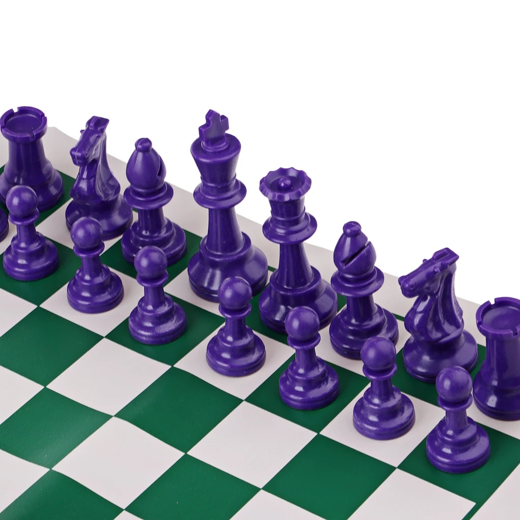 Soft Folding Chess Board Chessman Portable Set High Quality Games Camping Travel Home