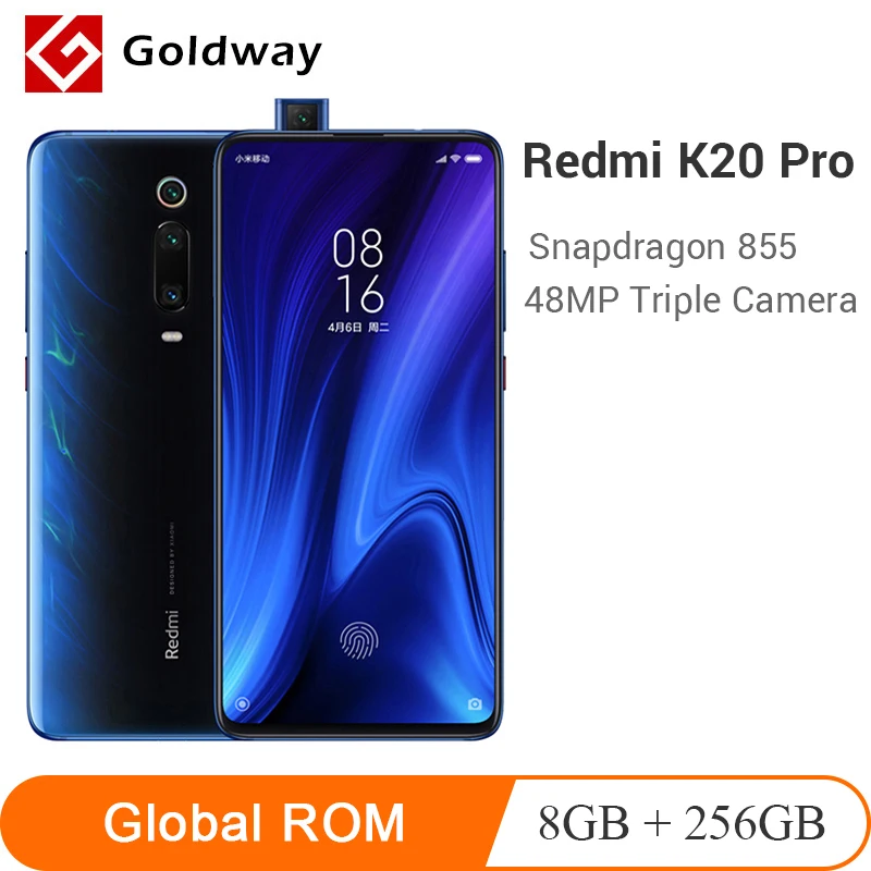

Global ROM Xiaomi Redmi K20 Pro 8GB RAM 256GB ROM Mobile Phone Snapdragon 855 Octa Core 6.39 AMOLED Screen 48MP Camera 4000mAh