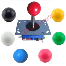 Classic 2/4/8 way Arcade Joystick PacMan Game Ball Pick Zippyy JoyStick 7 Colors Balltop Available Short Shaft Handle