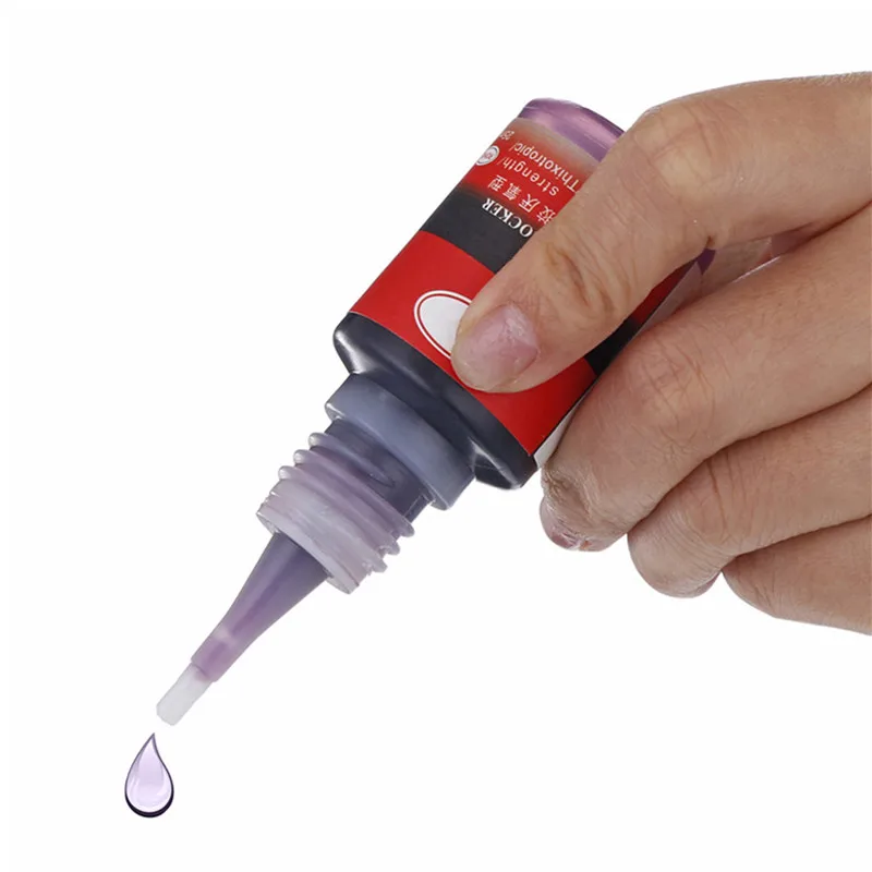 

1 PC Red Anti Rust Fast Drying Heat-resistant Thread Locking Adhesive Anaerobic Metal Screw Lock Screw Glue Seal Up Bonding