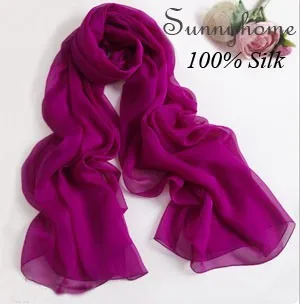 Натуральный шелк MOSI Одеяло шарф Для женщин фиолетовый мягкая и удобная обувь Женская пашмины ans платки Летний пляж призвание Wrap