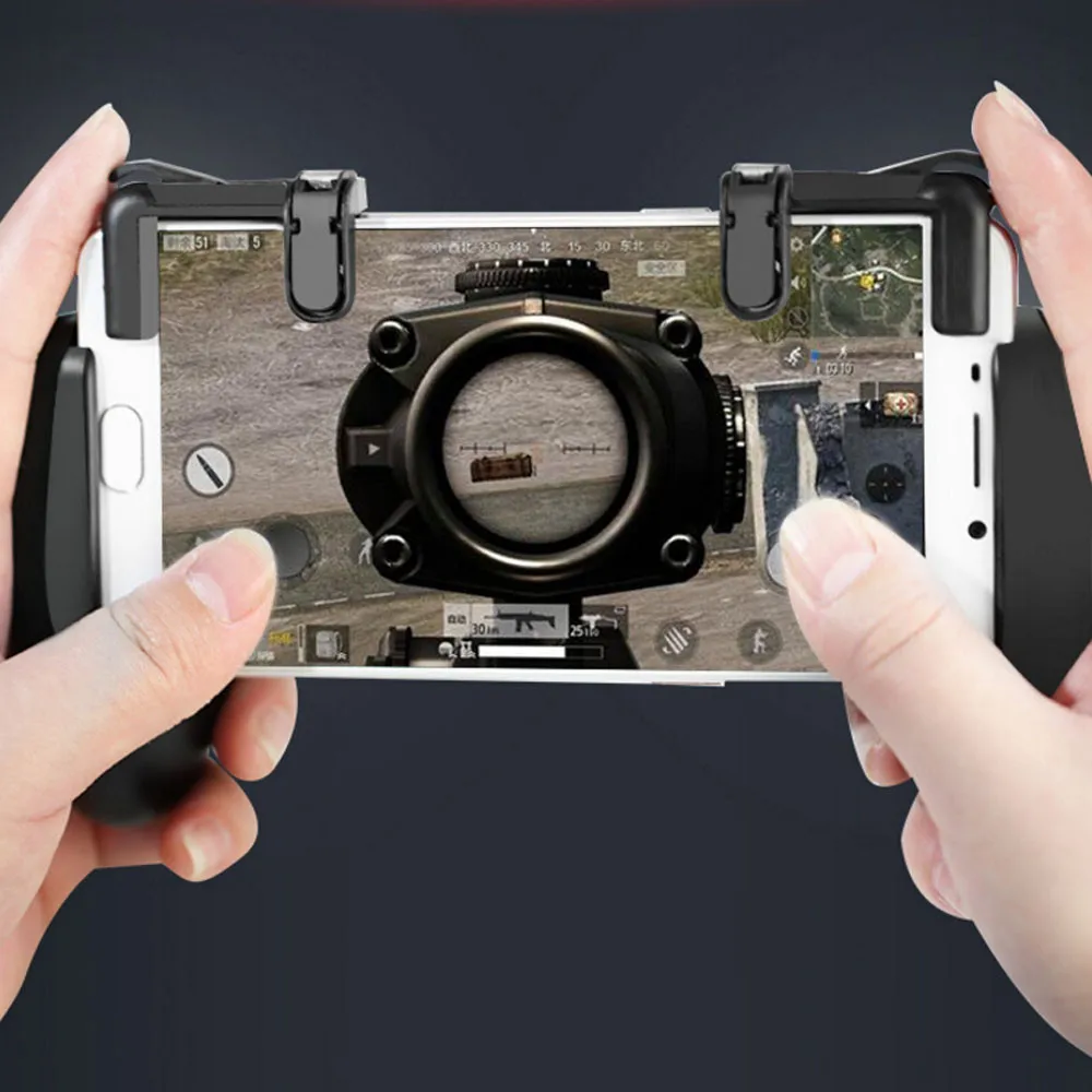 

Pubg Mobile Phone Mobiles Gaming Trigger Fire Button Handle for L1R1 Shooter Controller PUBG Gamepad Gatilho Pubg